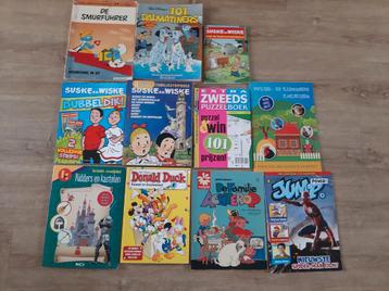 Vakantie kinderstripboeken pakket incl.50 Donald Duck weekbl beschikbaar voor biedingen