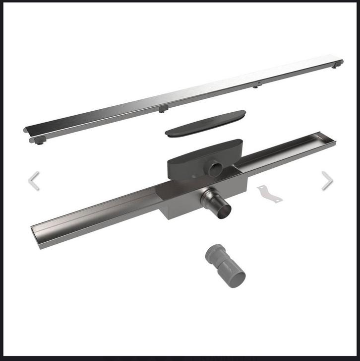 Easy Drain Compact 30 Douchegoot - 6x70cm RVS, Doe-het-zelf en Verbouw, Buizen en Afvoer, Nieuw, Afvoer, Rvs, Minder dan 2 meter