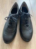 Nieuw: Zwart leren sneakers/veterschoenen - Durea, Kleding | Dames, Schoenen, Durea, Zwart, Nieuw, Ophalen of Verzenden