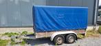 Verdonk dubbelasser aanhangwagen met huif, Auto diversen, Aanhangers en Bagagewagens, Ophalen, Gebruikt