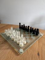 Schaakbord glas (19x19 cm), Een of twee spelers, Ophalen, Gebruikt
