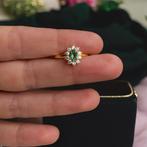 Ring Colombiaanse natuurlijke smaragd !!!Maat verstelbaar!!!, 18 tot 19, Nieuw, Ophalen of Verzenden, Met edelsteen