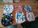 12 wasbare luiers zonder vaste boosters, Kinderen en Baby's, Babykleding | Overige, Ophalen of Verzenden, Zo goed als nieuw, Jongetje of Meisje