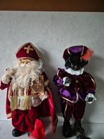 Sinterklaas + Zwarte Piet - 2x etalage poppen + 2x handpop, Ophalen of Verzenden, Gebruikt