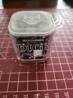 Zwarte Warhammer Dice, Ophalen of Verzenden, Zo goed als nieuw, Warhammer