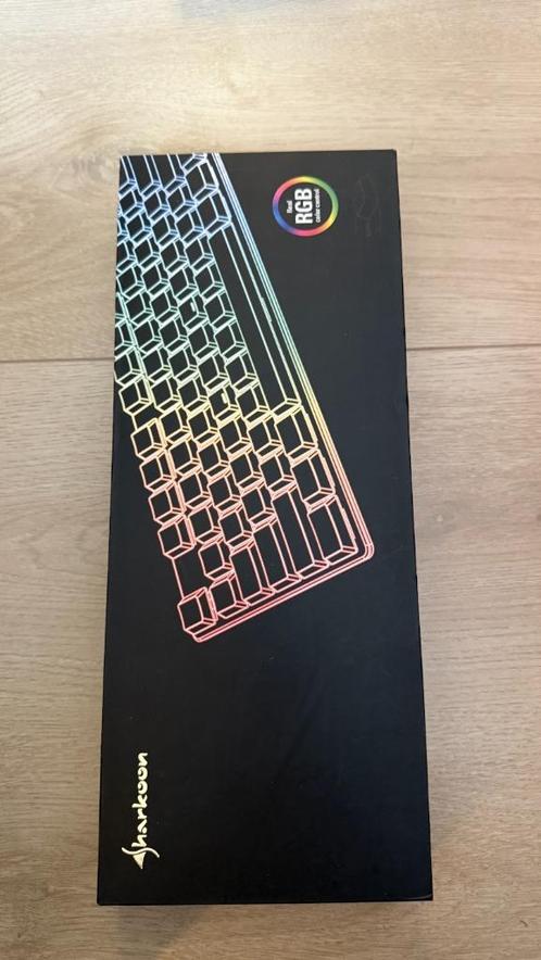 Sharkoon PureWriter TKL Kailh Red (Qwerty US), Computers en Software, Toetsenborden, Zo goed als nieuw, Qwerty, Bedraad, Gaming toetsenbord