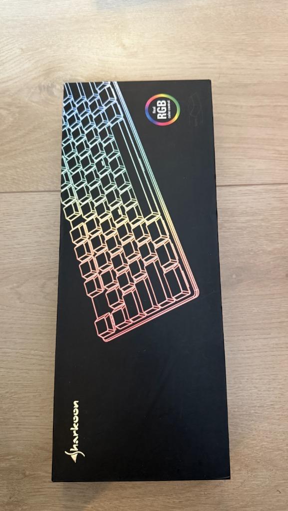 Sharkoon PureWriter TKL Kailh Red (Qwerty US), Computers en Software, Toetsenborden, Zo goed als nieuw, Qwerty, Bedraad, Gaming toetsenbord