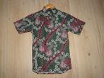 Batik herenoverhemd met korte mouwen uit Indonesië, Halswijdte 38 (S) of kleiner, Nieuw, Ophalen of Verzenden, Krisna Wahyu