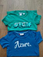 2 T-Shirts Looxs en Nik&Nik maat 164, Kinderen en Baby's, Kinderkleding | Maat 164, Ophalen of Verzenden, Zo goed als nieuw, Meisje