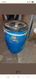 60 liter voer ton met klem, Ophalen of Verzenden