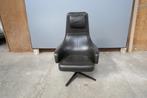 Vitra Repos fauteuil mokka bruin leer, Ophalen, Zo goed als nieuw, 50 tot 75 cm, Leer