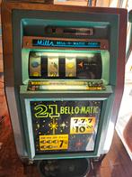 21 bell o matic, gokkast, eenarmige bandiet, fruitautomaat, Verzamelen, Overige munten, Ophalen, Gebruikt, Met sleutels