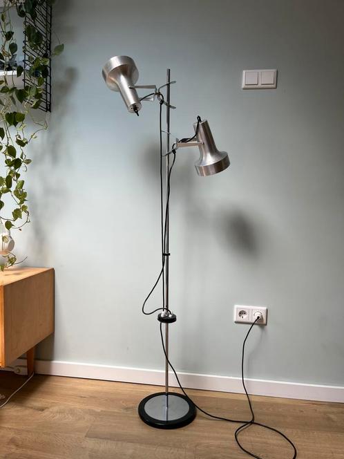 Vintage Zeldzame Anvia vloerlamp, Huis en Inrichting, Lampen | Vloerlampen, Gebruikt, Metaal, Ophalen