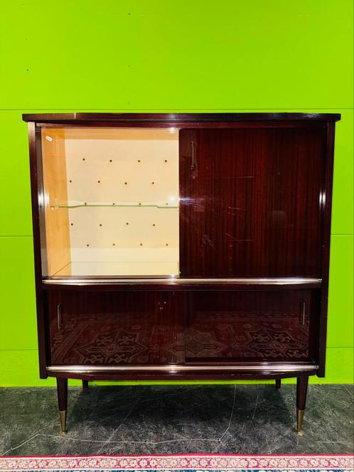 Retro vintage kast wandmeubel barkast drankenkast, Verzamelen, Retro, Ophalen