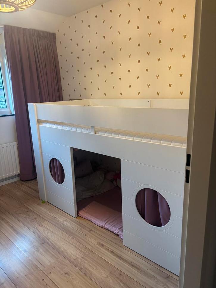 Hoogslaper te koop, Kinderen en Baby's, Kinderkamer | Stapelbedden en Hoogslapers, Gebruikt, Hoogslaper, Ophalen