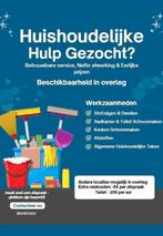Schoonmaak Hulp voor Thuis, Diensten en Vakmensen, Huishoudelijke hulp