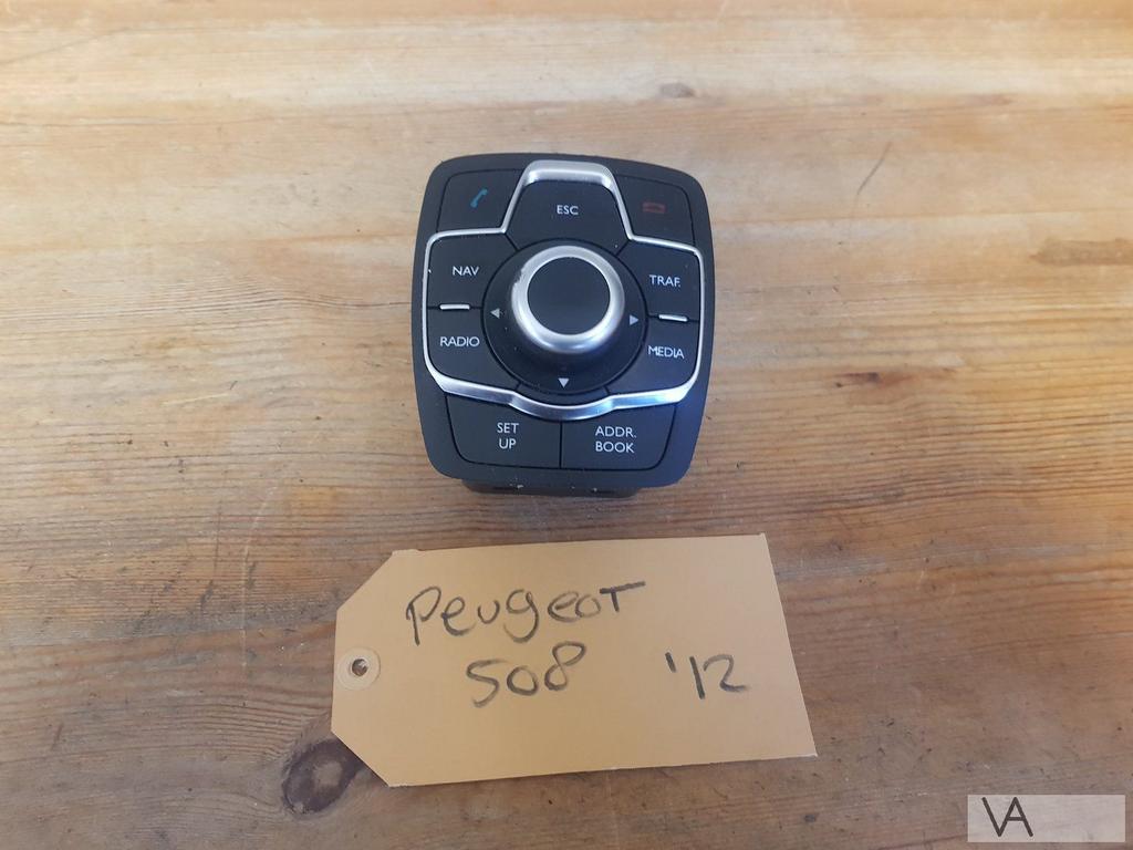 Peugeot 508 2011 - 2017 navigatie bediening €50 9665668380, Auto diversen, Autoradio's, Ophalen of Verzenden