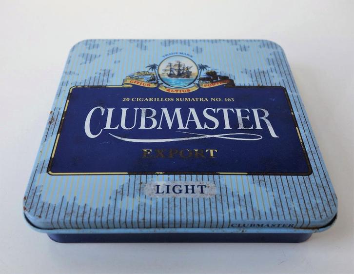 oud sigarenblikje van Clubmaster, slechts €2,50 verzendkstn!, Verzamelen, Blikken, Gebruikt, Overige, Overige merken, Verzenden