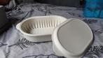 Tupperware serveerwonder, Huis en Inrichting, Keuken | Tupperware, Ophalen of Verzenden, Zo goed als nieuw, Crème, Schaal