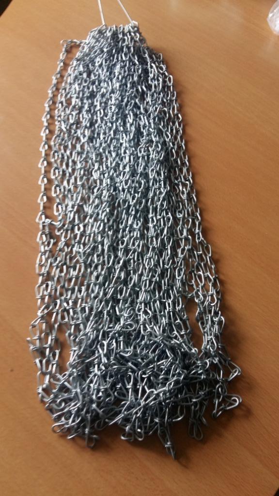 +/- 55mtr stoere ijzeren schakelketting b.v. systeemplafonds, Doe-het-zelf en Verbouw, Metalen, Nieuw, Ophalen of Verzenden