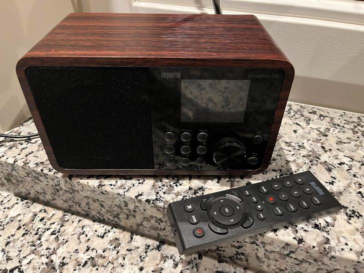 Internet/analoog radio DAB+ houtkleur, Audio, Tv en Foto, Radio's, Zo goed als nieuw, Radio, Ophalen of Verzenden