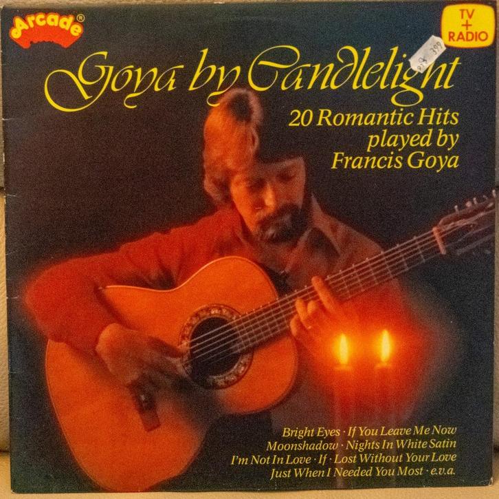 LP Francis Goya - Goya by candlelight, Cd's en Dvd's, Vinyl | Pop, Zo goed als nieuw, 1980 tot 2000, 12 inch, Ophalen of Verzenden