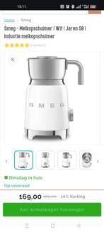 Smeg wit melkopschuimer, Ophalen of Verzenden, Nieuw