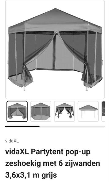 pop-up partytent nieuw  beschikbaar voor biedingen