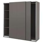 Pax Hasvik donkergrijs, Ophalen, Met deur(en), 150 tot 200 cm, Zo goed als nieuw