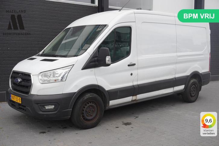 Ford Transit 2.0 TDCI 130 PK L3H2 EURO 6 - Airco - Navi - Cr, Auto's, Bestelauto's, Bedrijf, Te koop, ABS, Achteruitrijcamera