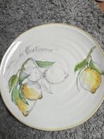 Twee grote borden met citroenen 45 cm, Huis en Inrichting, Keuken | Servies, Ophalen, Nieuw, Bord(en), Overige stijlen
