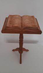 Houten liefdesboekje op standaard, Ophalen of Verzenden, Zo goed als nieuw