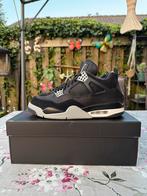 Nike Jordan 4 black Canvas US10 / EU44, Kleding | Heren, Schoenen, Ophalen of Verzenden