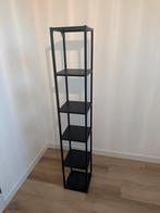 Zwarte metalen stellingkast met 5 planken, Ophalen, Zo goed als nieuw