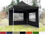 Topklasse 3x3m Marktstand / Easy-Up-Vouwpavillon Zwart, Ophalen of Verzenden, Nieuw, Opvouwbaar