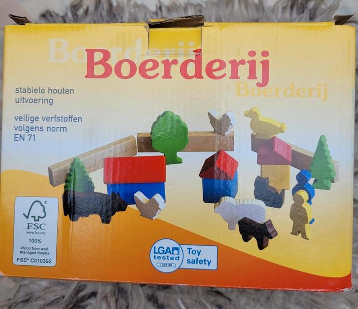 Boerderij Bouwblokken, Kinderen en Baby's, Speelgoed | Bouwstenen, Ophalen of Verzenden