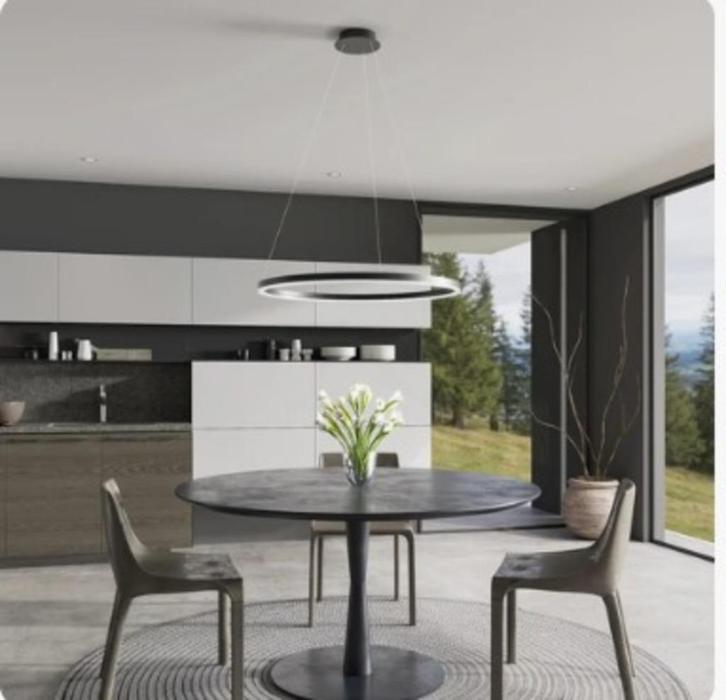 designlamp met ingebouwde lichtbron (LED) (Youniq), Huis en Inrichting, Lampen | Hanglampen, Nieuw, 75 cm of meer, Kunststof, Metaal