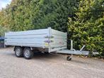 Occasion Anssems Plateauwagen 325x178cm 2500kg dubbel bord, Auto diversen, Aanhangers en Bagagewagens, Ophalen, Gebruikt