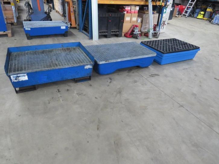 lekbak lekbakken opvangbak chemiebak milieubak diverse maten, Doe-het-zelf en Verbouw, Overige Doe-het-zelf en Verbouw, Gebruikt