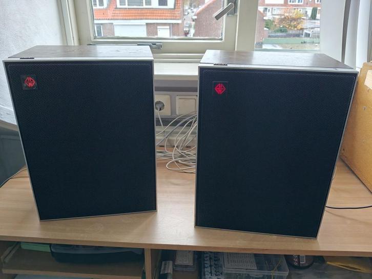 Gereviseerde Philips MFB 532 luidsprekers, Audio, Tv en Foto, Luidsprekers, Zo goed als nieuw, Front, Rear of Stereo speakers