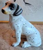 Antiek beeld hond keramiek Engels spaniel, Ophalen of Verzenden