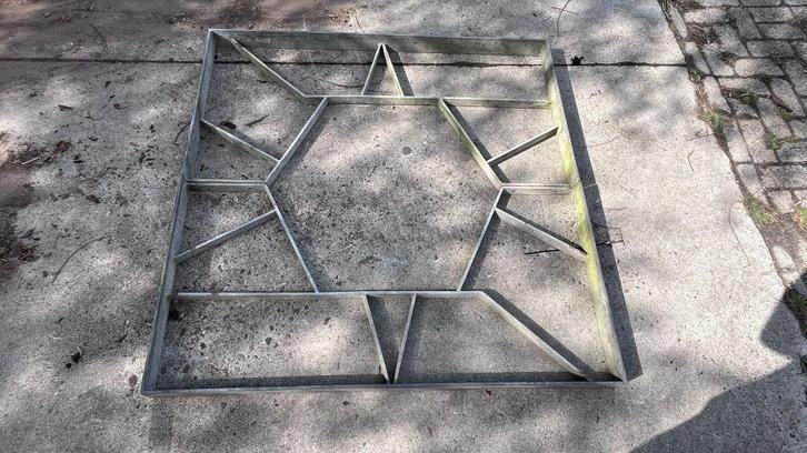 Gegalvaniseerd Boomrooster 130 x 130 cm modern, Tuin en Terras, Planten | Bomen, Overige soorten, Minder dan 100 cm, Volle zon