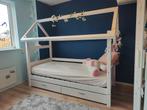 kinderbed met dakje, Ophalen, 85 tot 100 cm, Lattenbodem, Zo goed als nieuw