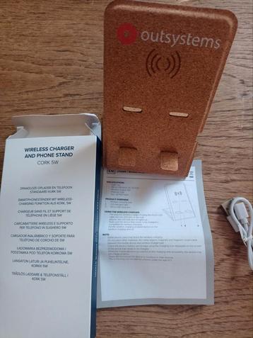 Draadloze oplader en telefoon standaard Kurk 5W beschikbaar voor biedingen