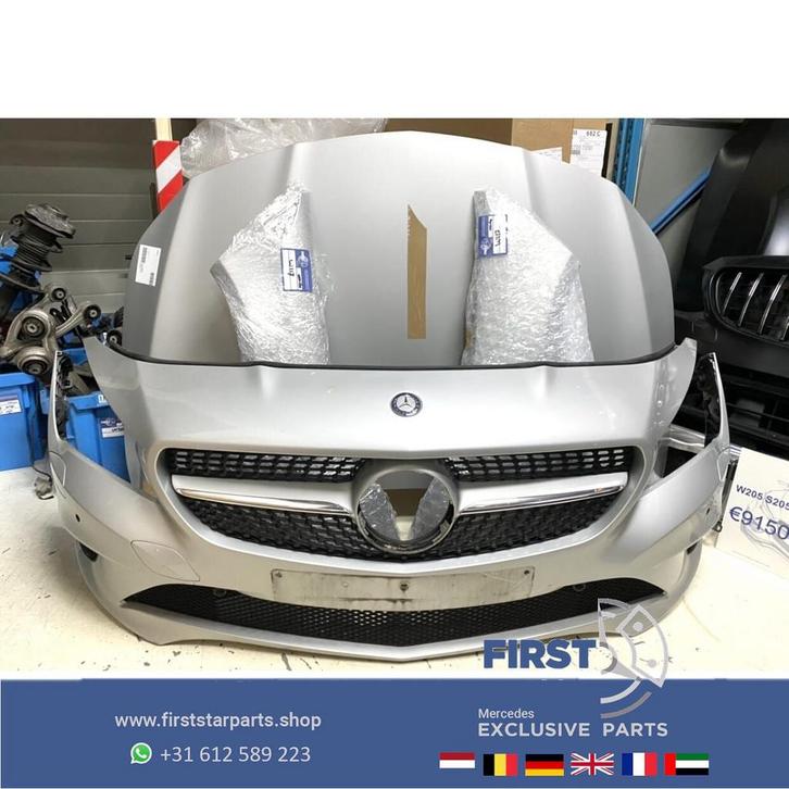 W117 C117 CLA VOORKOP ZILVER GRIJS 2013-2018 VOORFRONT ONDER, Auto-onderdelen, Carrosserie en Plaatwerk, Bumper, Mercedes-Benz