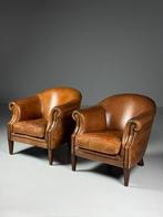 Grote collectie schapenleren fauteuils en banken, Eenpersoons, 75 tot 100 cm, Ophalen of Verzenden, Zo goed als nieuw