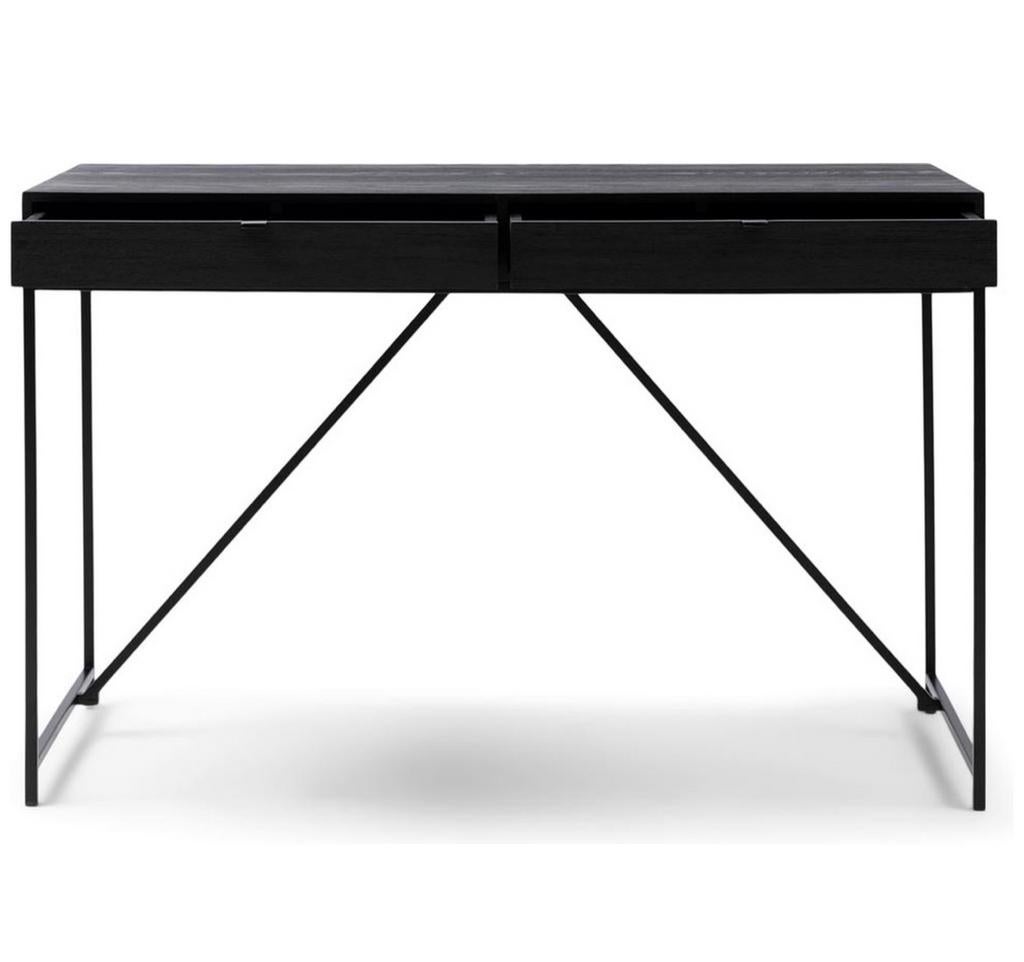Riviera Maison Bureau Met Lades - The Bobby Desk - Zwart, Ophalen, Zo goed als nieuw