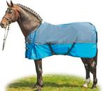 HKM Regendeken Professional - Blauw / Lichtblauw 155/205, Dieren en Toebehoren, Paarden en Pony's | Dekens en Dekjes, Ophalen of Verzenden