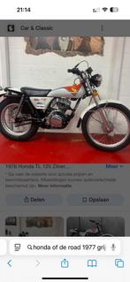 GEZOCHT ..HONDA TL 125, Motoren, Ophalen of Verzenden