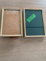 2 oude koperkleurige fotolijstjes, Verzenden
